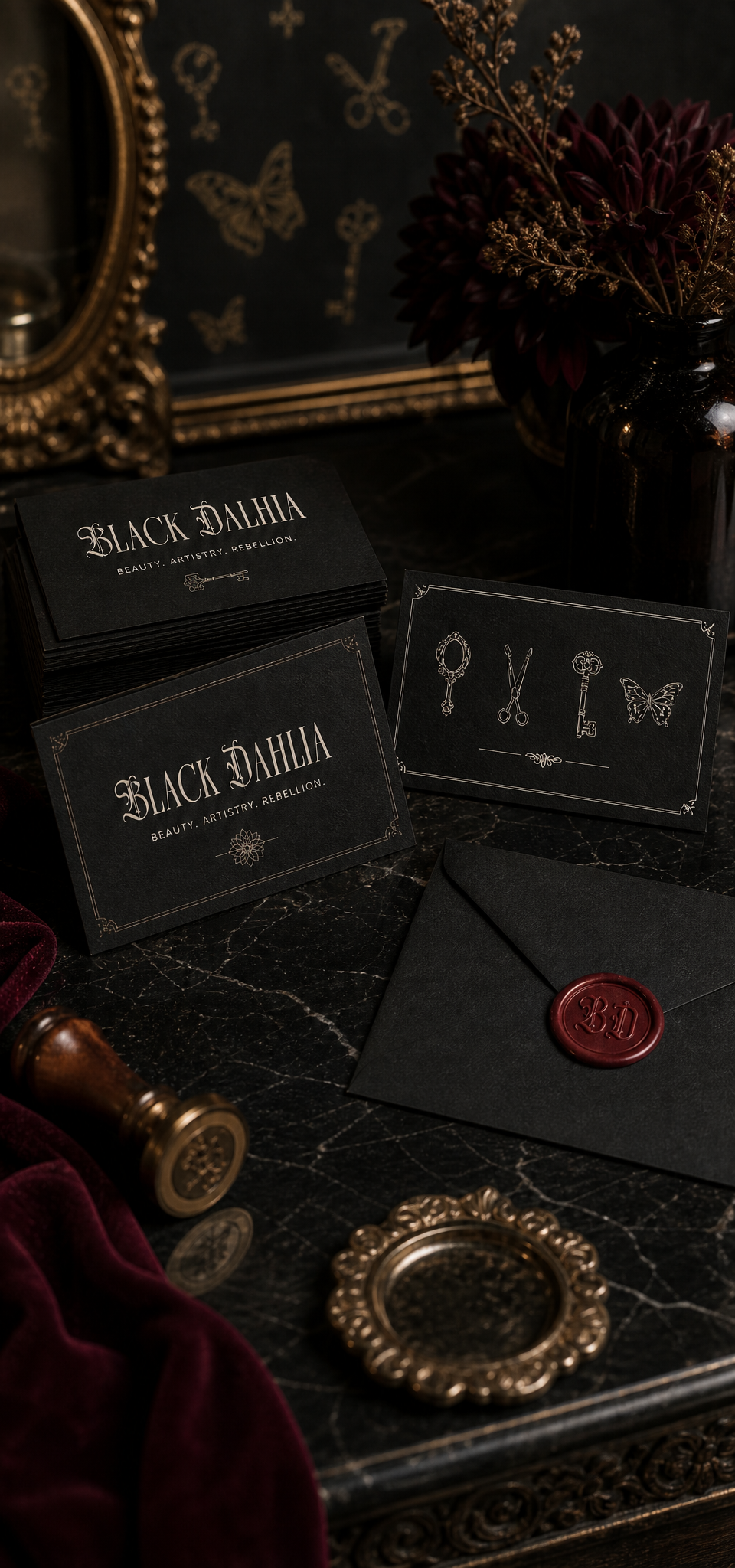 Black Dahlia — Launch-Ready Branding Kit