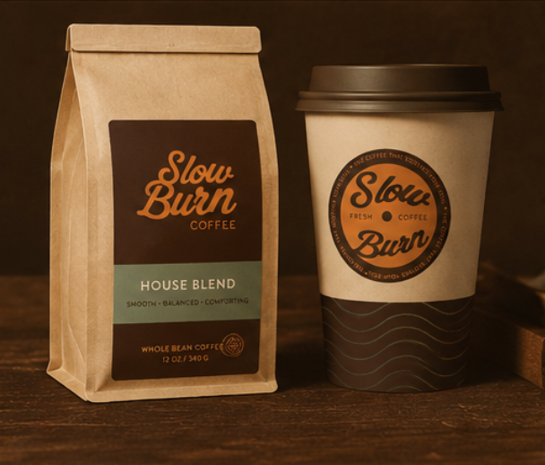 Slow Burn — Premade Brand Identity
